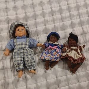 Vintage Gi-Go Dolls My Pals Kids Expression Dolls Bean Bag- set of 3